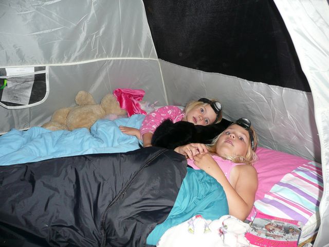 Camping mit der Familie Lang